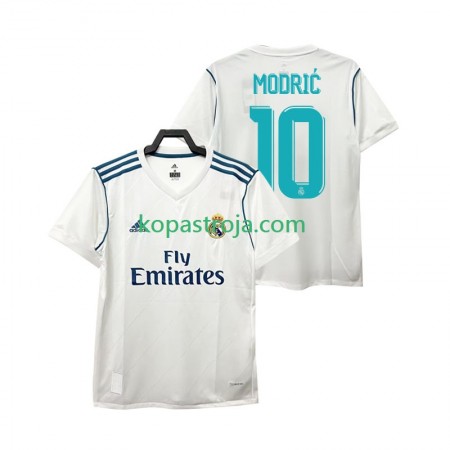 Billiga Fotbollströjor Real Madrid Modrić 10 2017 Retro Hemma tröja Kortärmad